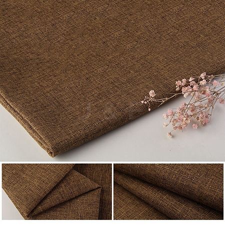 Polyester Imitation Linen Fabric DIY-WH0199-16K-1