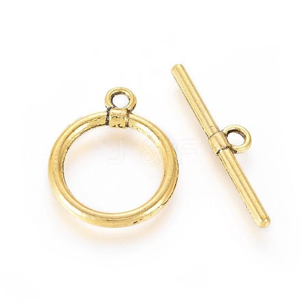 Tibetan Style Alloy Toggle Clasps PALLOY-G117-10AG-1