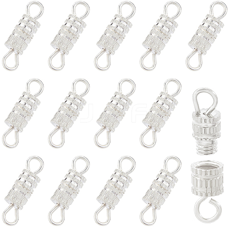 100Pcs Alloy Screw Clasps FIND-SC0012-07S-1