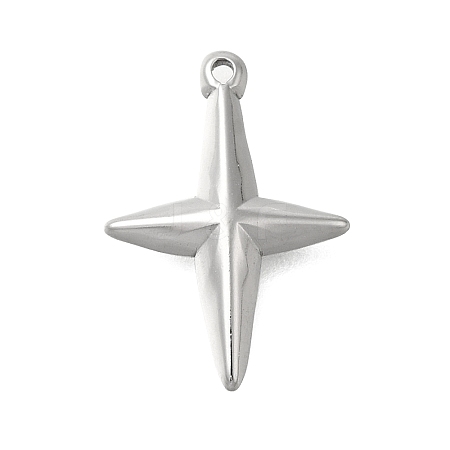 Anti-Tarnish 304 Stainless Steel Charms STAS-D192-07P-1