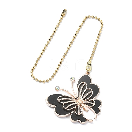 Butterfly Alloy Rhinestone Ceiling Fan Pull Chain Extenders FIND-JF00115-01-1