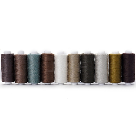 10 Colors Polyester Sewing Thread PW-WG4C286-03-1