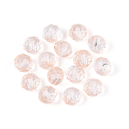 Baking Paint Transparent Glass Beads GLAA-N011-10mm-09-1