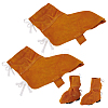 1 Pair Cowhide Welding Boot Sleeve AJEW-PH0007-22-1