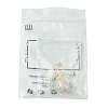 12Pcs 2 Colors 304 Stainless Steel and Plastic Clip-on Earring Findings KY-FS0001-28-6