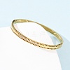 304 Stainless Steel Micro Pave Cubic Zirconia Hinged Bangles for Women BJEW-Z146-04G-5