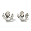 5-Petal Iron Flower Bead Caps X-IFIN-M008-02P-3