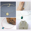 60Pcs 6 Colors Stainless Steel Wire Necklace Cord DIY Jewelry Making TWIR-UN0001-13A-6