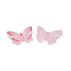 Translucent Printed Resin Cabochons CRES-N021-107D-2