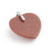 Synthetic Goldstone Pendants G-I275-03F-3