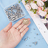 GOMAKERER 200Pcs 5 Styles 304 Stainless Steel Spacer Beads STAS-GO0001-06-3