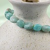 Natural Amazonite Bead Stretch Bracelets BJEW-K213-06-4