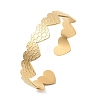 304 Stainless Steel Cuff Bangles for Women LS-BJEW-B120-02G-02-4