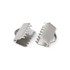 304 Stainless Steel Ribbon Crimp Ends STAS-E471-05J-P-2