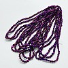Electroplate Glass Beads Strands EGLA-A002-4mm-F29-2