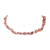 Natural Carnelian Chips Beaded Necklaces NJEW-JN04275-05-4