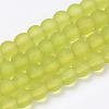 Transparent Glass Beads Strands X-GLAA-Q064-03-8mm-1