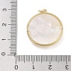 Rack Plating Brass Clear Cubic Zirconia Pendants KK-M293-41G-3