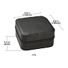 Imitation Leather Jewelry Zipper Box LBOX-T001-01D-4