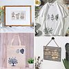 Christmas Reindeer Self-Adhesive Silk Screen Printing Stencil DIY-OC0001-99B-6