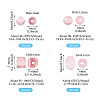 4 Strands 4 Styles Transparent Glass Bead Strands GLAA-TADJ0001-01A-3