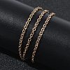 2MM 304 Stainless Steel Cable Chain Necklaces for Women SA-CBACA62-01RG-2