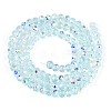 Transparent Glass Beads Strands EGLA-N016-4mm-01-2