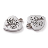 Non-Tarnish 304 Stainless Steel Charms STAS-Y002-05P-2