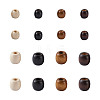 Cheriswelry Dyed Natural Wood Beads WOOD-CW0001-01-LF-14