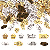   180Pcs 9 Style Tibetan Style Alloy Charms FIND-PH0009-71-1