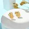 304 Stainless Steel Stud Earrings for Women LS-STAS-Z117-14G-03-1