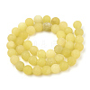 Natural Lemon Jade Beads Strands G-T106-306-3