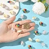 10Pcs Resin Pendants CRES-YW0002-65A-4