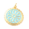 Real 18K Gold Plated Brass Pendants KK-L206-013G-03-2