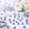 100Pcs Opaque Acrylic Beads MACR-SC0002-47-4