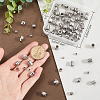120Pcs 12 Styles 201 Stainless Steel European Beads STAS-SP0001-82-3