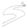 Tarnish Resistant 304 Stainless Steel Cable Chains Necklace Makings LS-AJEW-P119-04A-P-1