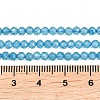 Natural Blue Topaz Beads Strands G-B175-D21-3mm-5