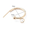 304 Stainless Steel Half Hoop Earrings STAS-Z028-B01-G-4