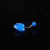 Heart Acrylic Curved Barbell Belly Rings FS-WG8852E-03-1