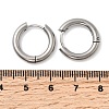 316F Stainless Steel Hoop Earrings EJEW-D341-01D-P-5