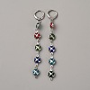 Brass Leverback Earrings EJEW-WH0004-209P-1
