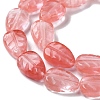 Cherry Quartz Glass Beads Strands G-M418-A04-01-4
