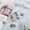 Resin & Wood Link Rings RESI-OL0001-05B-6