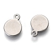 Non-Tarnish 304 Stainless Steel Charms STAS-C018-26P-2