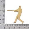304 Stainless Steel Pendants STAS-B062-01A-G-3