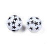 Opaque Acrylic Beads LS-MACR-N012-11-A01-4