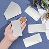 Rectangle 304 Stainless Steel Sheets STAS-WH0044-62-3
