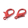 Spray Painted Eco-Friendly Alloy Lobster Claw Clasps X-PALLOY-T080-06B-NR-4