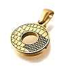 Golden 304 Stainless Steel Pendants STAS-K300-01G-O-2